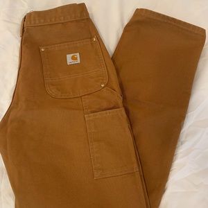 Duck Double-Front Work Dungaree (30x32) - Brown